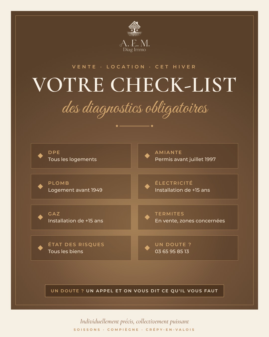 Vendre ou louer cet hiver : la check-list des diagnostics obligatoires